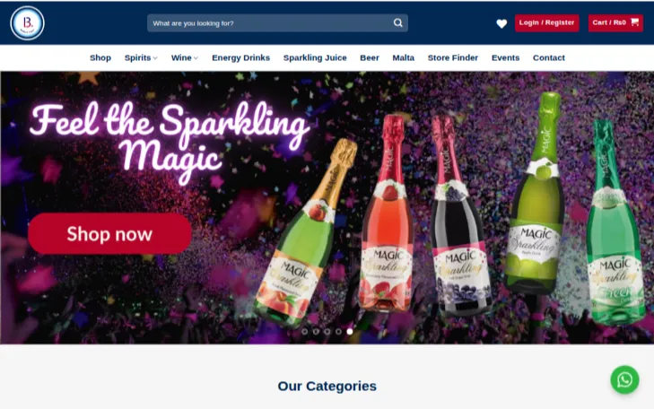 Vomart - Online Beverage Shop